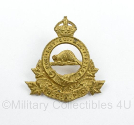 WO2 Canadese cap badge RCAPC Royal Canadian Army Pay Corps - Kings Crown - 4,5 x 4,5 cm - origineel