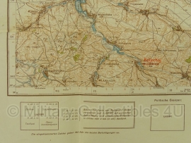 Duitse stafkaart Sonderausgabe 1940 Rusland UdSSR Zaslaw Blatt 396 - 98 x 74,5 cm. schaal 1:100000 - origineel