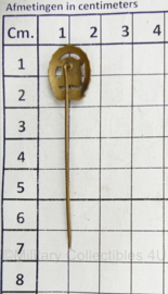 WO2 Duitse DRL Deutsches Reichsabzeichen für Leibesübungen mini pin speld - 6,5 x 1,5 cm - origineel