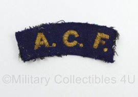 Britse leger ACF Army Cadet Force shoulder title - 7 x 2,5 cm - origineel