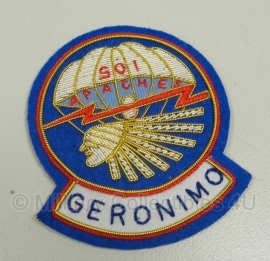 501st PIR parachute infantry Regiment Geronimo Airborne patch - officer type