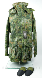 KCT Korps Commandotroepen en KMARNS Korps Mariniers parka met capuchon en elleboogbeschermers NFP Green Dutch SF Unlined Smock - fabrikant Arktis - maat Large - nieuw - origineel