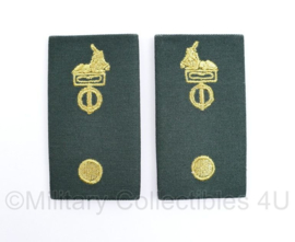 Defensie DT2000 epauletten Korps/Regiment Adjudant - 9 x 5 cm - origineel