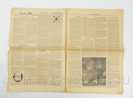 WO2 Duitse krant Tageszeitung nr.213 11/12 september 1943 - 47 x 32 cm - origineel