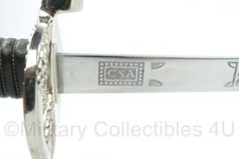 Amerikaanse Civil war CSA saber sabel met schede - 92 cm lang - licht gebruikt - replica