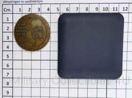 Defensie coin in doosje 50 jaar bevrijding Nederland 1945 - 1995 -  7 x 7 cm - origineel