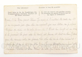 WO2 Document Duitse Kriegsgefangenenpost Stammlager Dortmund 1943 - origineel