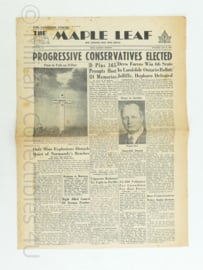 Krant Maple Leaf - June 6,  1945 -  origineel