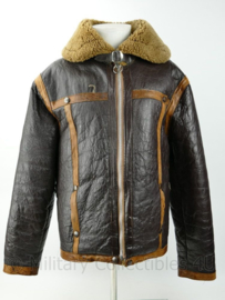 WO2 periode RAF Flight Jacket Sheepskin Sealskin jacket Brits - maat L - origineel