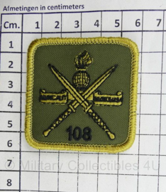 KCT Korps Commandotroepen Dutch Special Forces 108 Compagnie borstembleem - met klittenband - 5,5 x 5,5 cm