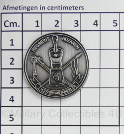 KL Nederlandse leger Regiment Huzaren van Boreel 185 jaar Huzaren Verkenner coin - diameter 3,5 cm - origineel