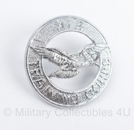 Britse leger ATC Air Training Corps badge zilver - diameter 4 cm - origineel