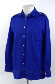 Overhemd voor burgers in dienst van Defensie burgerpersoneel- blauw -  maat 40-4 of 42-4 - nieuw - origineel