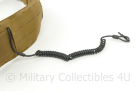 Tasmanian Tiger TT Warrior Belt LC Coyote met pistool spiraal koord  - 94 cm lang - origineel