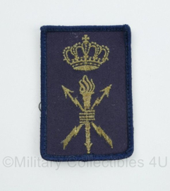 KM Koninklijke Marine Dienstgroep Technische Dienst na 2014 embleem met klittenband - 8 x 5 cm - Origineel