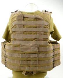 Defensie coyote plate carrier  Ciras model - maat Medium - gedragen - origineel