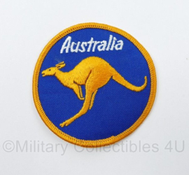 Australia embleem met kangoeroe - diameter 8 cm