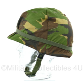 M1 helm met binnenhelm en woodland cover van het Nederlandse leger uit de jaren 90 - Origineel