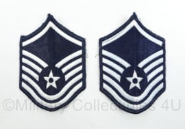USAF US air force rangen paar Senior Master Sergeant - origineel