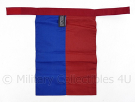 KL Nederlandse leger halsdoek 42 Pantserinfanterie Brigade - rood/blauw - origineel