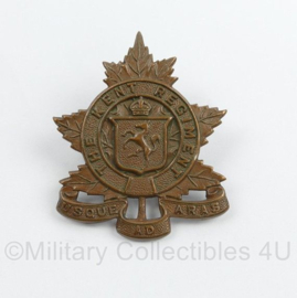 British ww2 cap badge The Kent Regiment - 5 x 4,5 cm - origineel