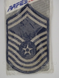 USAF US Airforce Vanguard en AAFES RANK patches - in verpakking - 10 cm. breed - 1 paar - origineel