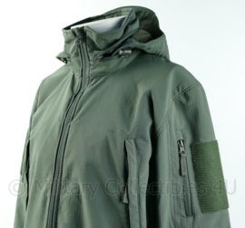 Pentagon Airtaxes softshell jacket - art. K08011-06G - grijsgroen - maat M - gedragen - origineel