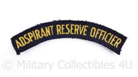 Koninklijke Marine straatnaam - Adspirant Reserve Officier - 12 x 2 cm - origineel
