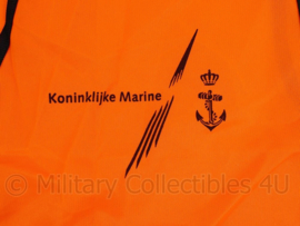 Koninklijke Marine nieuw model reflectie vest oranje met opbergtas - 22 x 18 x 3 cm - origineel