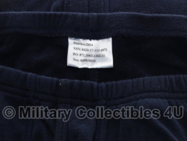 Kmar Koninklijke Marechaussee Donkerblauwe Lange ondergoed broek gebruikt - maat 8595/7080, 7585/8090 of 8090/0010 - origineel