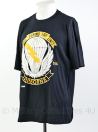 Modern t-shirt US Airborne E Co 51ste Infantry Eyes Behind The Lines - maat L - origineel