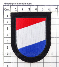Schild Nederlandse SS Niederlande - ronde onderkant