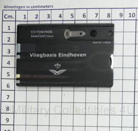 KLU Koninklijke Luchtmacht Vliegbasis Eindhoven Victorinox SwissCard Classic - 8 x 5,5 cm - origineel