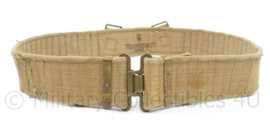 Wo2 Britse Koppel khaki webbing 1942 - maat Small - 95 x 5,5 cm - origineel