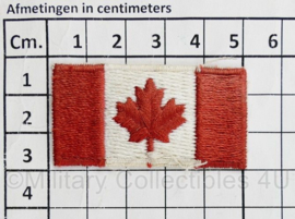Canadese landsvlag embleem - 5 x 3 cm - origineel