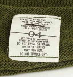 US Army scarf neckwear sjaal - OD GREEN Groen - 150 x 22 cm - origineel US Army