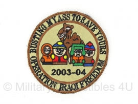 Busting my ass embleem stof - Operation Iraqi Freedom - 2003-04