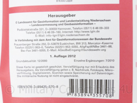 Duitse Stafkaart C4322 Holzminden  2012- 1 : 50.000 - 55 x 75 cm - origineel