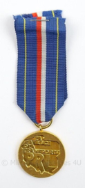 Poolse medaille PRL 1 fur verdienste im transportwesen - afmeting 3 x 11 cm - origineel