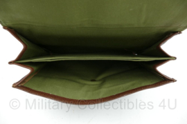 US Nurse Purse  handtas (nagemaakt) - bruin leer