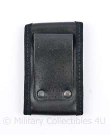 Britse politie zwarte koppeltas met koppel lus universeel - 6 x 1 x 9,5 cm - origineel