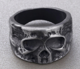 Skull Ring Evil Eye - size 9 of 10
