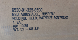 US Army Hospital Bed set opklapbaar - Nieuw in de doos -  origineel