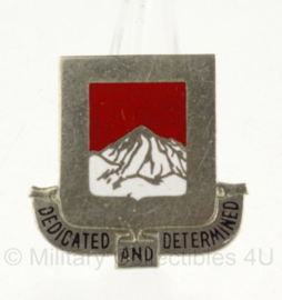 US Army Engineer Bn unit crest "Dedicated and Determined" - 3,5 x 3,5 cm - origineel