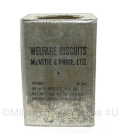 WO2 Britse Welfare Biscuit Box 1944 - 24 x 24 x 35 cm - origineel