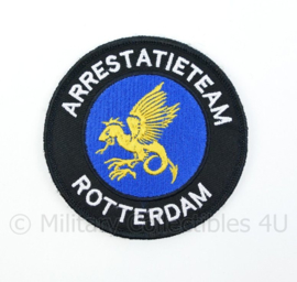 Arrestatieteam Rotterdam embleem - met klittenband - diameter 9 cm