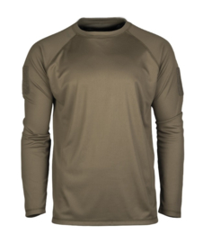 Tactical Quick Dry shirt lange mouw - met klittenband op de mouwen - GROEN - nieuw gemaakt