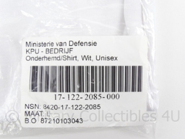 KL Koninklijke Landmacht Onderhemd/ shirt Wit unisex korte mouw Silver Protection - maat Medium - nieuw in verpakking - origineel