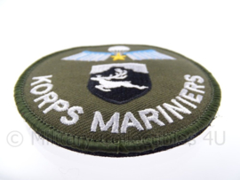 KM Koninklijke Marine, Korps Mariniers "koudweer met parawing" embleem - met klittenband - diameter 9 cm