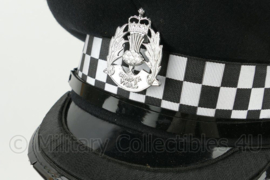 British Police cap hogere rangen met zwarte band op de klep  Semper Vigilo - maat 58 - origineel